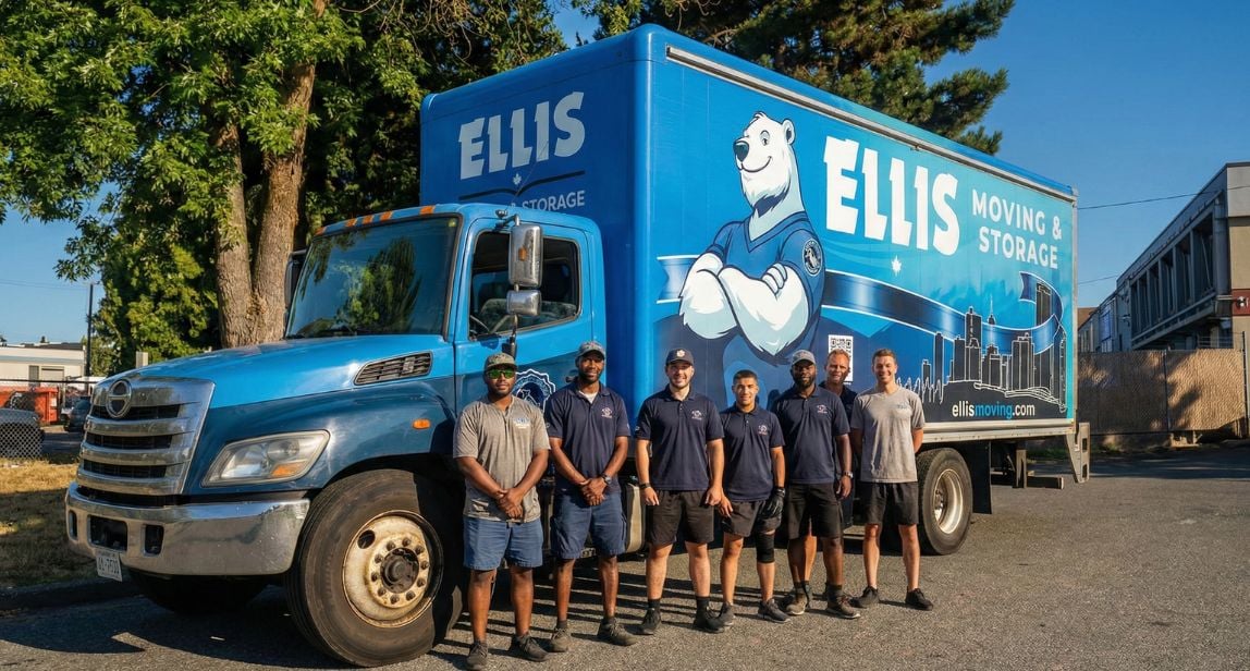 Ellis Branded Moving Trucks with Polar Bear